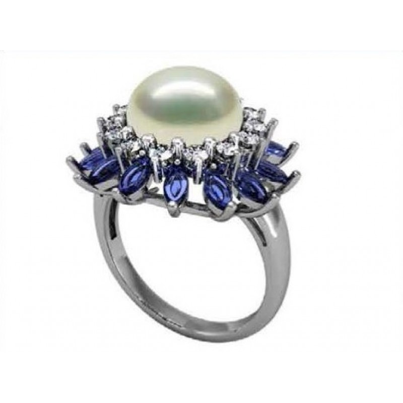 Кольцо с жемчугом Os 7072