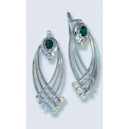 Серьги с камнями С-564