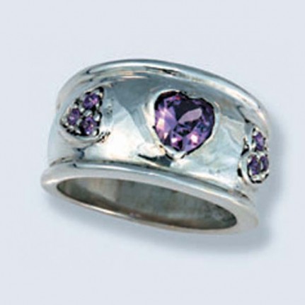 Кольцо с камнями 463