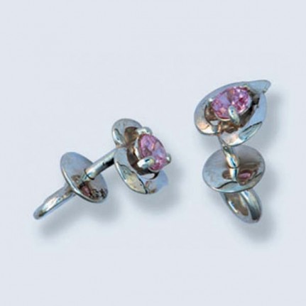 Пусеты с камнями С-604