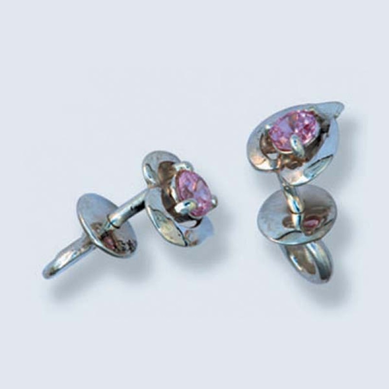 Пусеты с камнями С-604