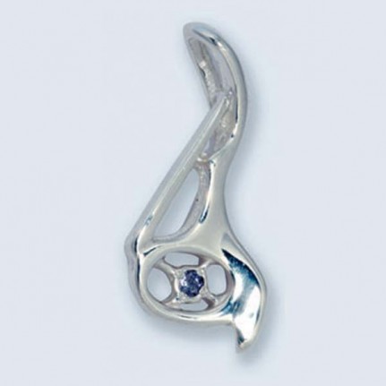 Подвеска с камнем П-030