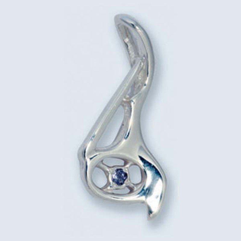 Подвеска с камнем П-030