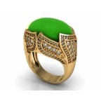 Кольцо с крупным камнем Os 7088