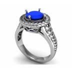 Кольцо с крупным камнем Os 3068