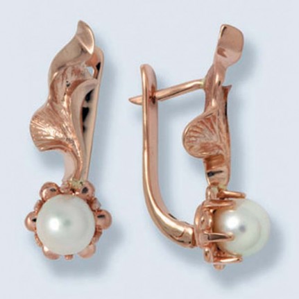 Серьги с жемчугом С-345/КТ-188