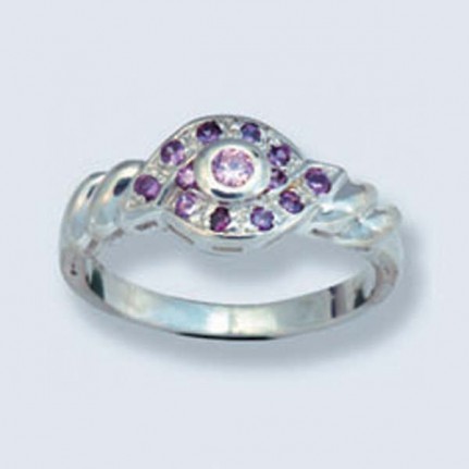 Кольцо с камнями 592