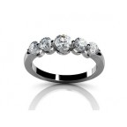 Помолвочное кольцо с дорожкой камней Os 2172