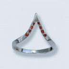 Кольцо с камнями 331