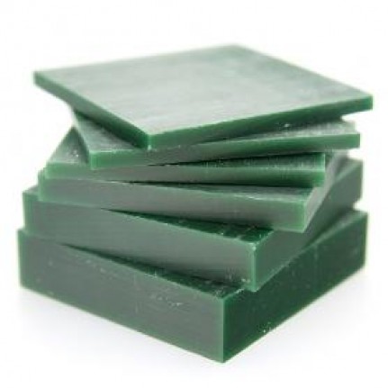 Воск модельный плитка 92х38 мм, зеленый, 454 г