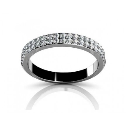 Обручальное кольцо с дорожками камней Os 2191