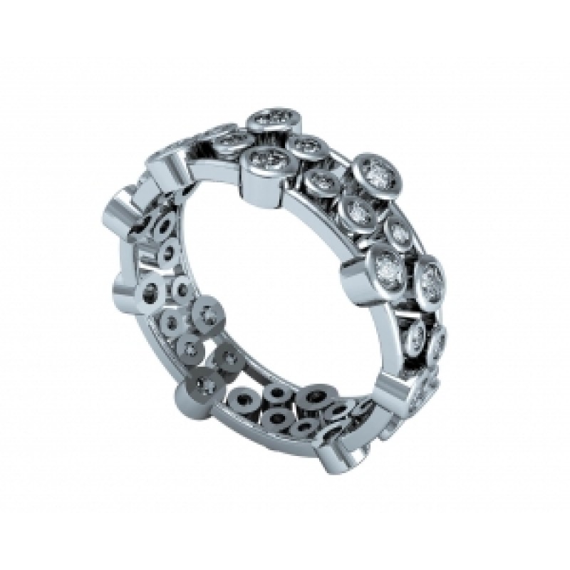 Кольцо с камнями Os 2141