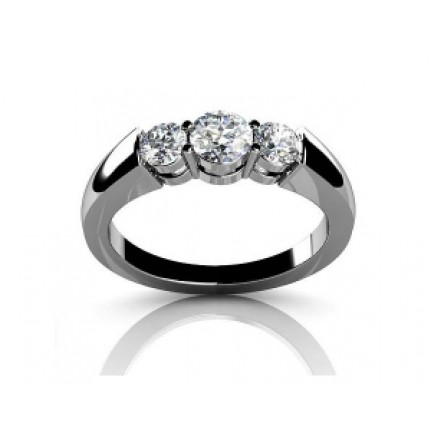 Помолвочное кольцо с дорожкой камней Os 2168