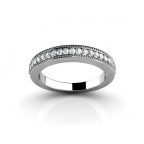 Обручальное кольцо с дорожкой камней Os 2166