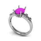 Кольцо с крупным камнем Os 7150