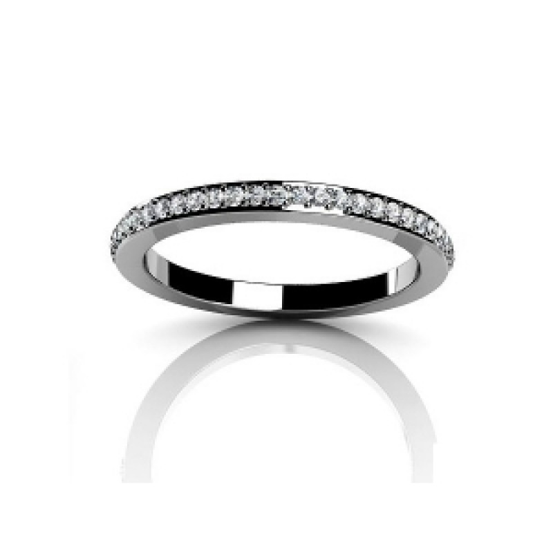 Обручальное кольцо с дорожкой камней Os 2190