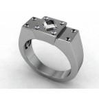 Кольцо с крупным камнем Os 3056