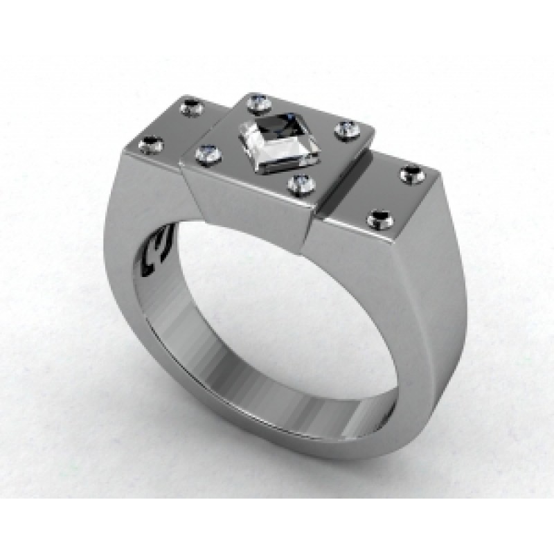 Кольцо с крупным камнем Os 3056