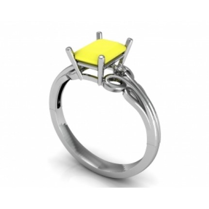 Кольцо с крупным камнем Os 7151