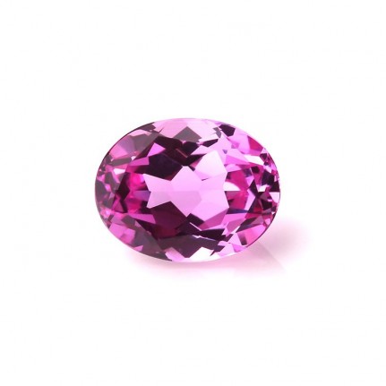 корунд овал розовый- 18х13мм