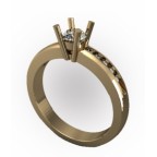 Кольцо с крупным камнем Os 2650