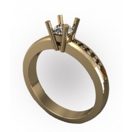 Кольцо с крупным камнем Os 2650