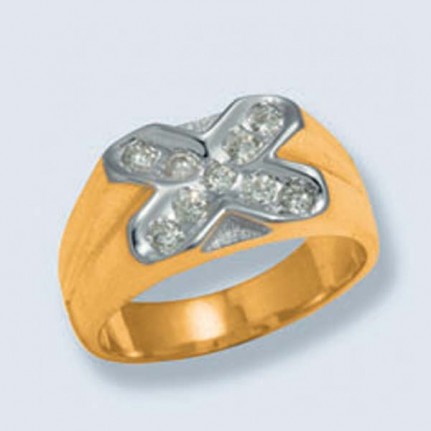 Перстень с камнями 040