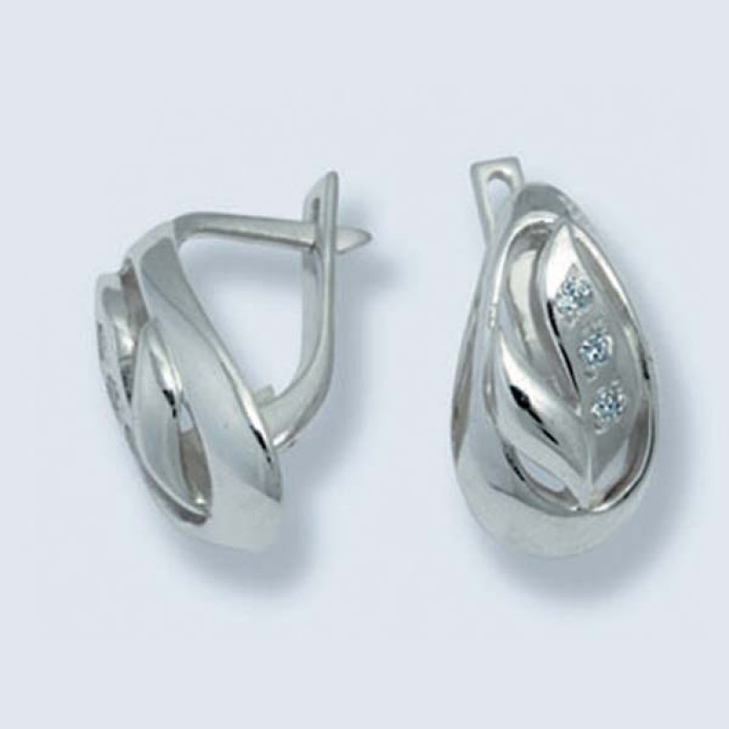 Серьги с камнями С-002