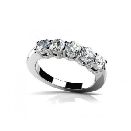 Помолвочное кольцо с дорожкой камней Os 2178