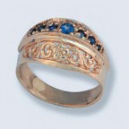 Кольцо с камнями 1090