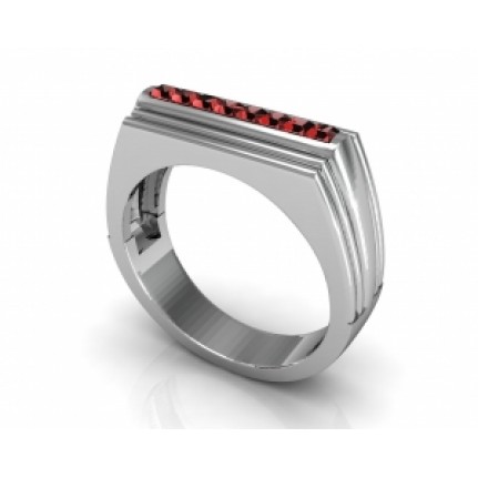 Кольцо с дорожкой камней Os 3070