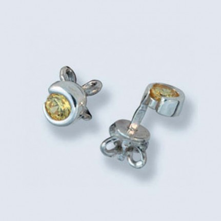 Пусеты с камнями С-607