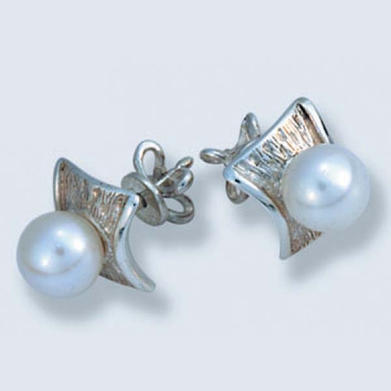 Пусеты с жемчугом С-550