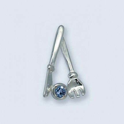 Подвеска с камнем П-168