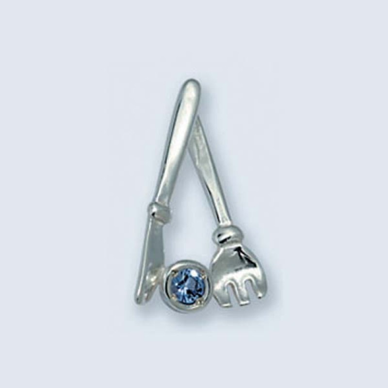 Подвеска с камнем П-168