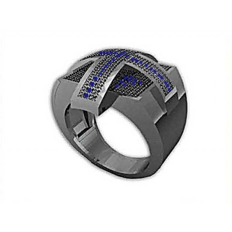 Кольцо с крестом Os 3017