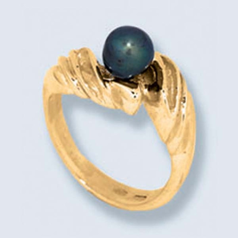 Кольцо с жемчугом 057