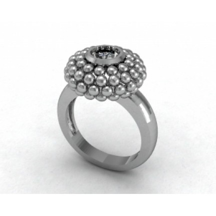 Кольцо с крупным камнем Os 7131