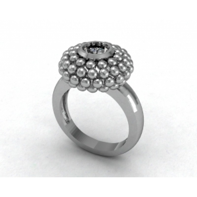 Кольцо с крупным камнем Os 7131