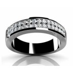 Обручальное кольцо с дорожками камней Os 2202