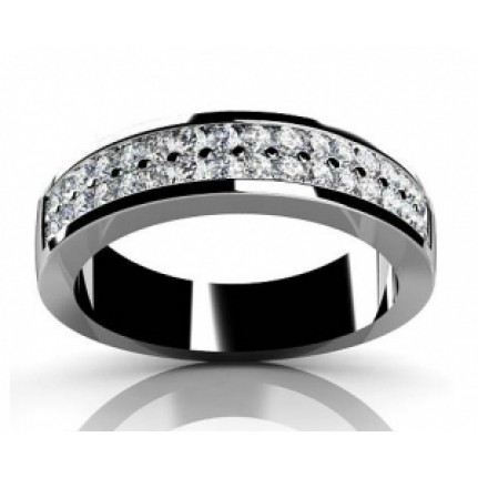 Обручальное кольцо с дорожками камней Os 2202
