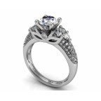 Кольцо с крупным камнем Os 2513