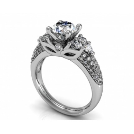 Кольцо с крупным камнем Os 2513