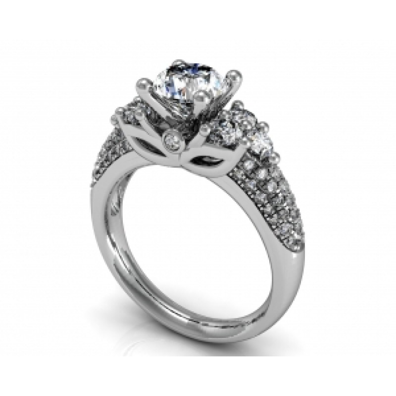 Кольцо с крупным камнем Os 2513