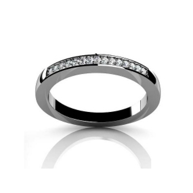 Обручальное кольцо с дорожкой камней Os 2173