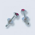 Пусеты с камнями С-552