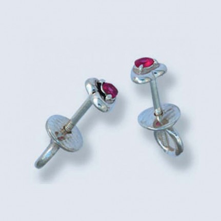 Пусеты с камнями С-552