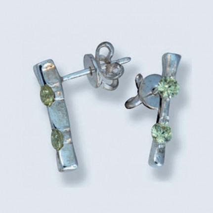 Пусеты с камнями С-620