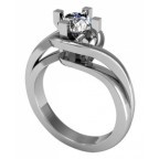 Кольцо с крупным камнем Os 2558