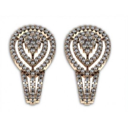 Серьги с дорожками камней Os 1325